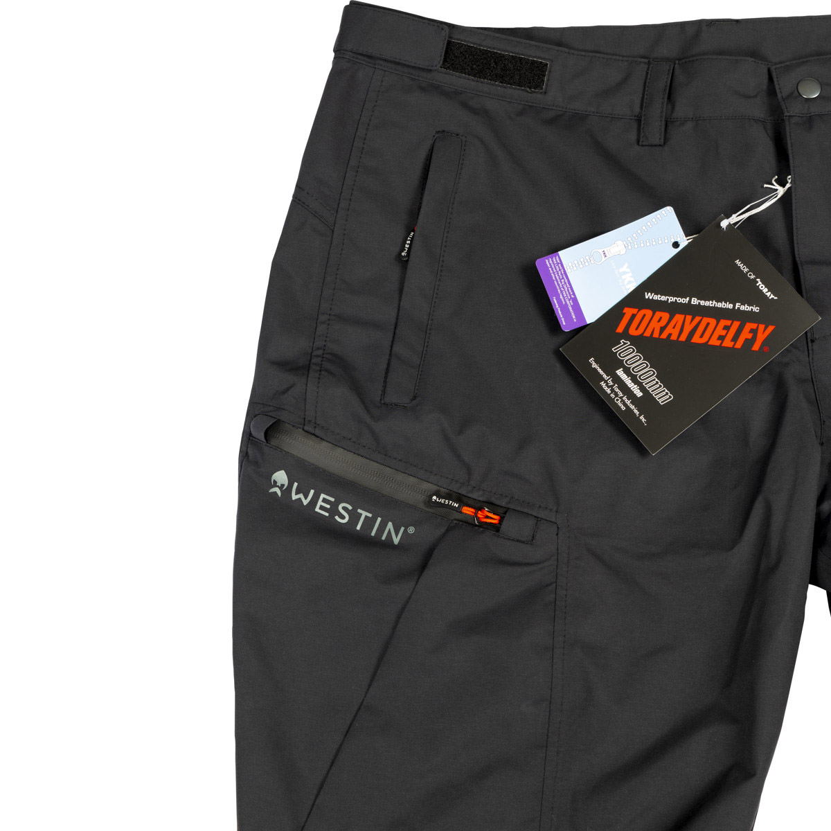 Westin W6 Rain Bib Steel Black