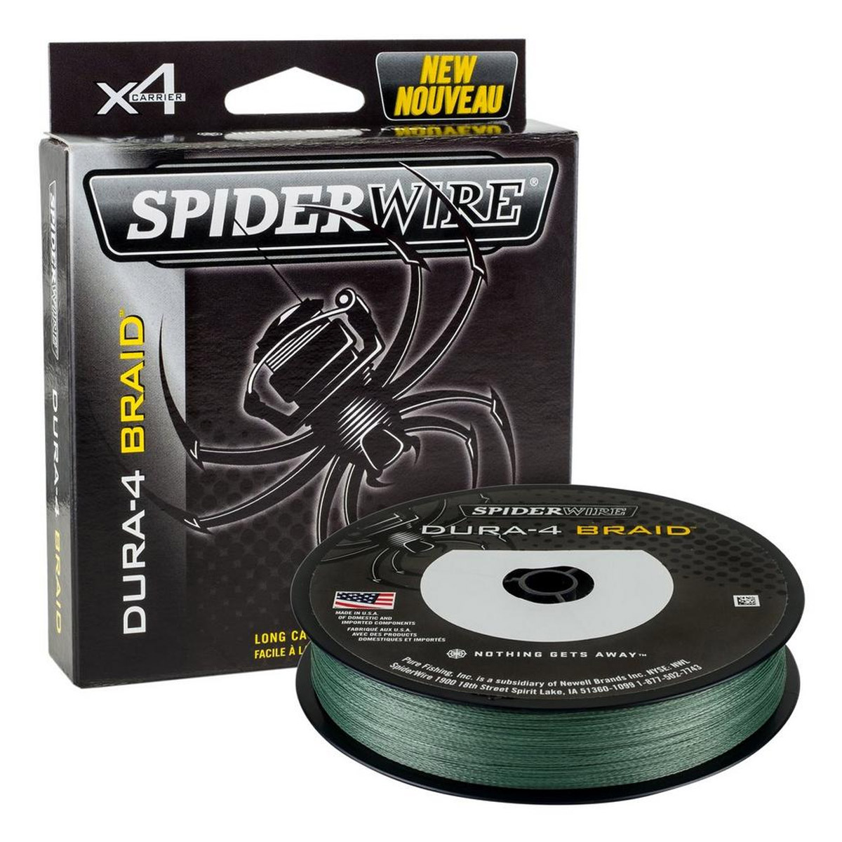 Spiderwire dura 4 Braid Moss Green