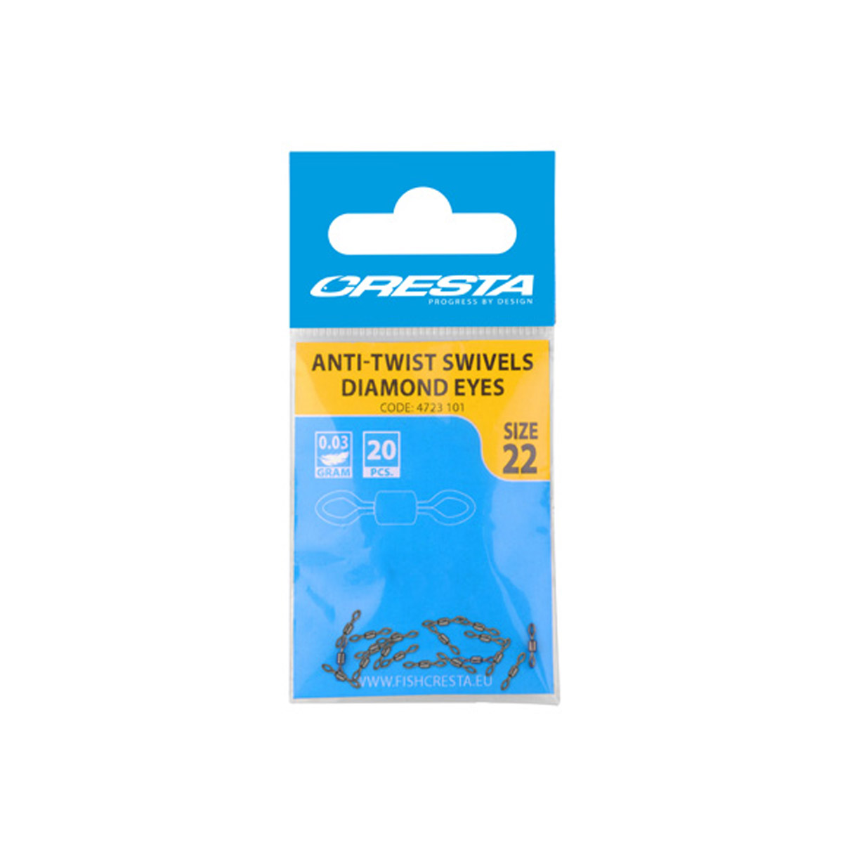 Spro Cresta : émerillon de raccordement pour bas de ligne en tube