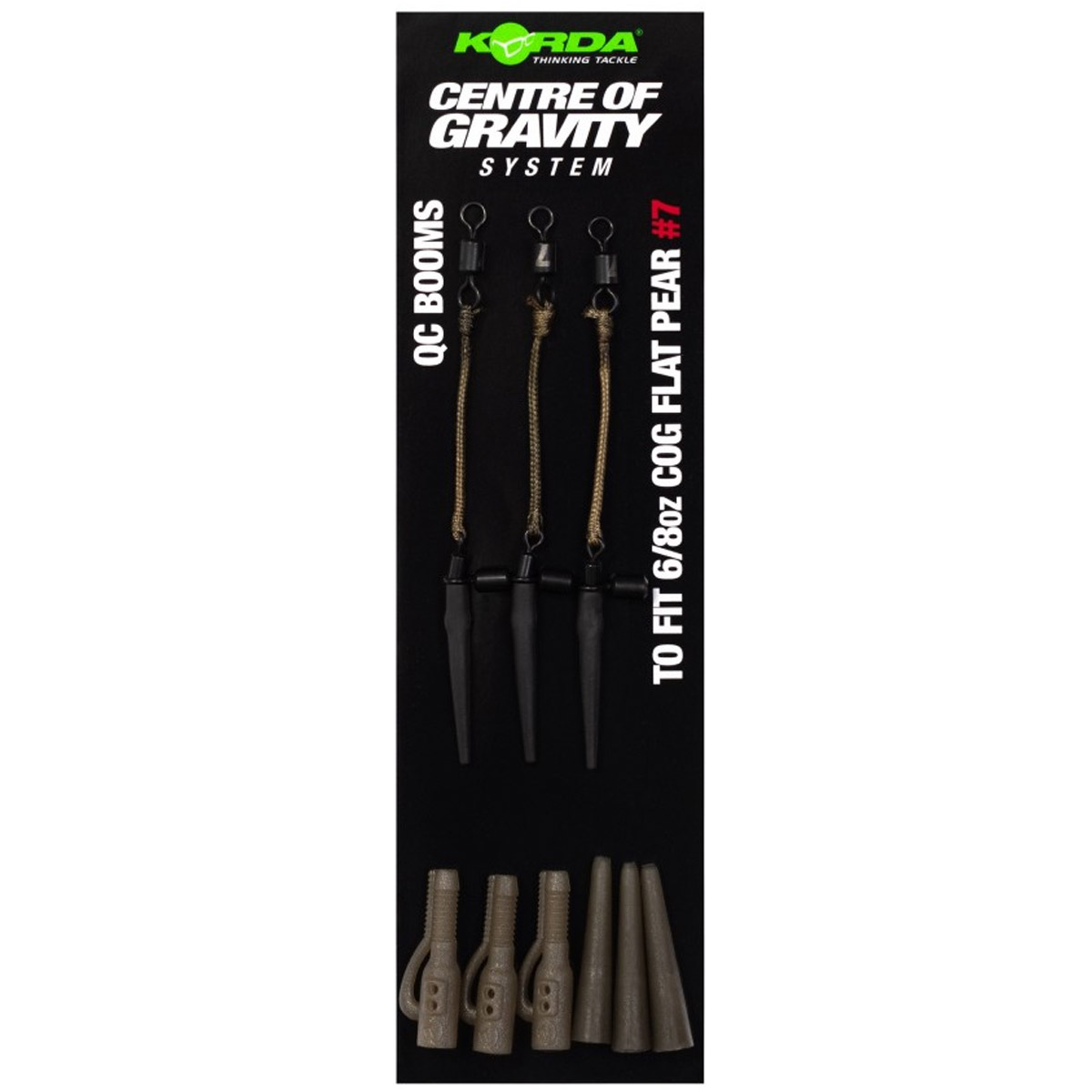 Korda COG Boom QC Flat Pear Kit