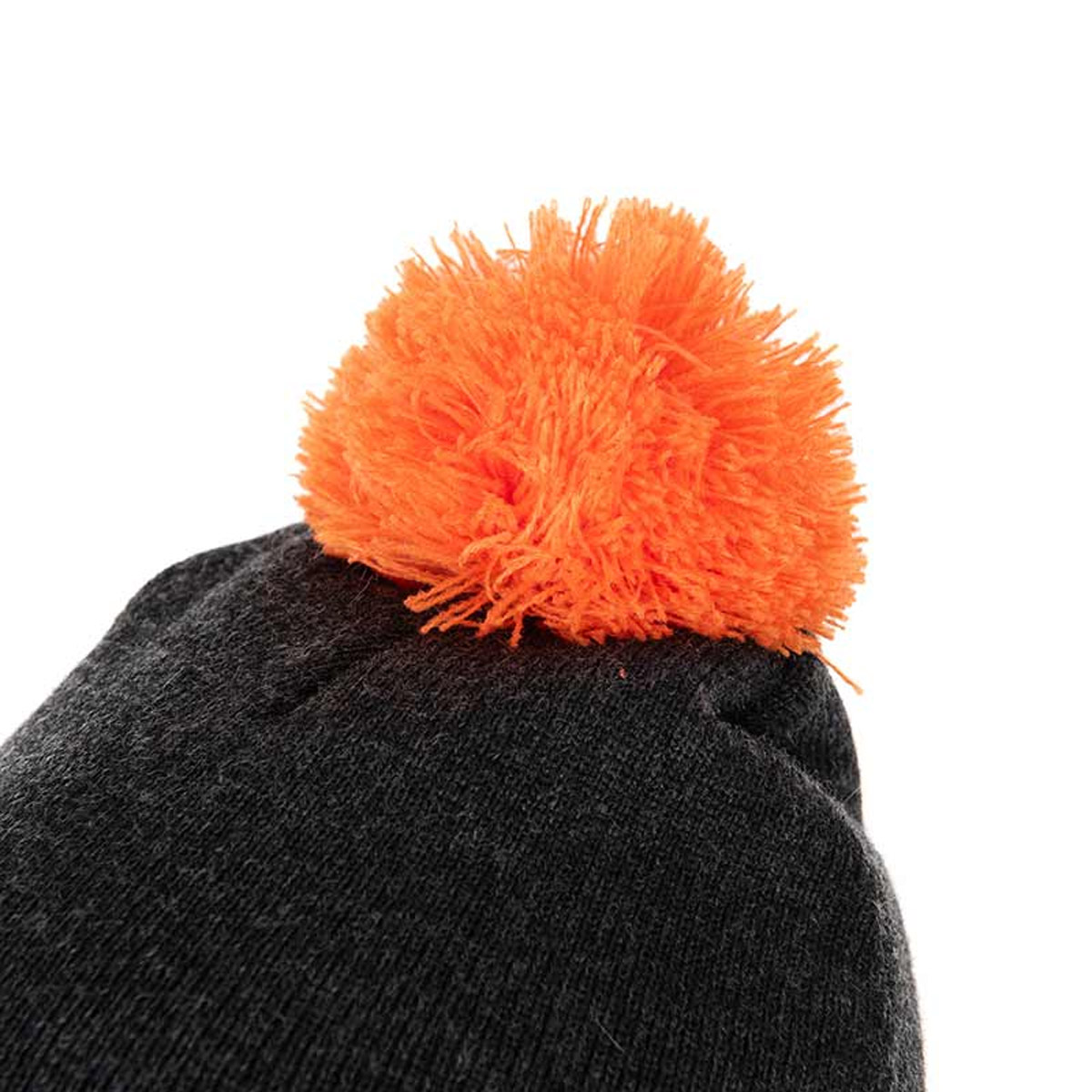 Fox Collection Bobble Hat - Black/Orange