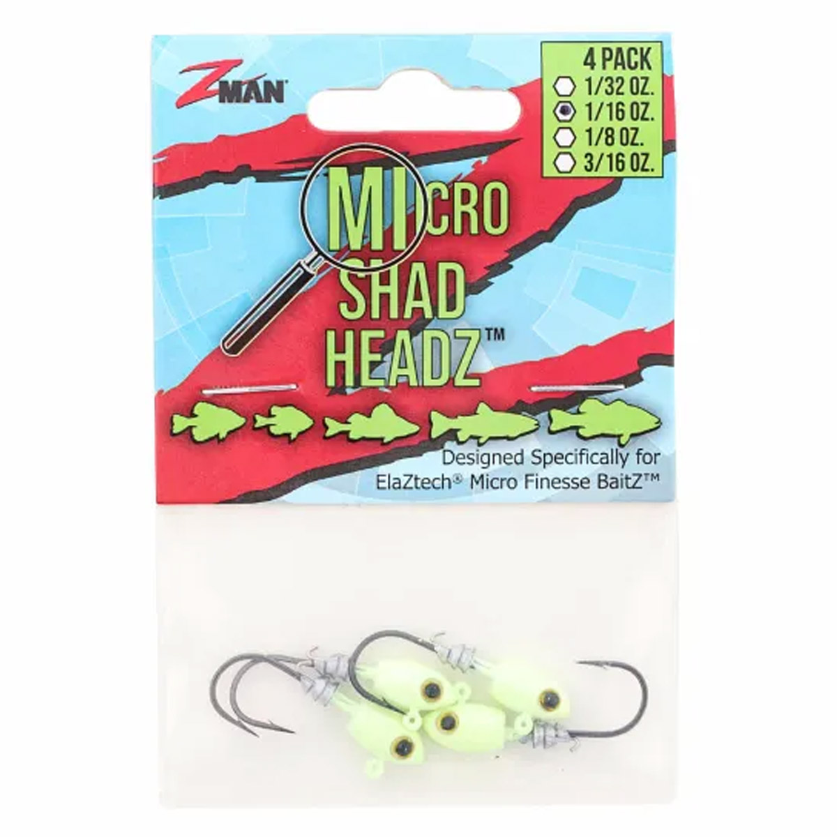 Zman Micro Shad Headz 5,25 Gram