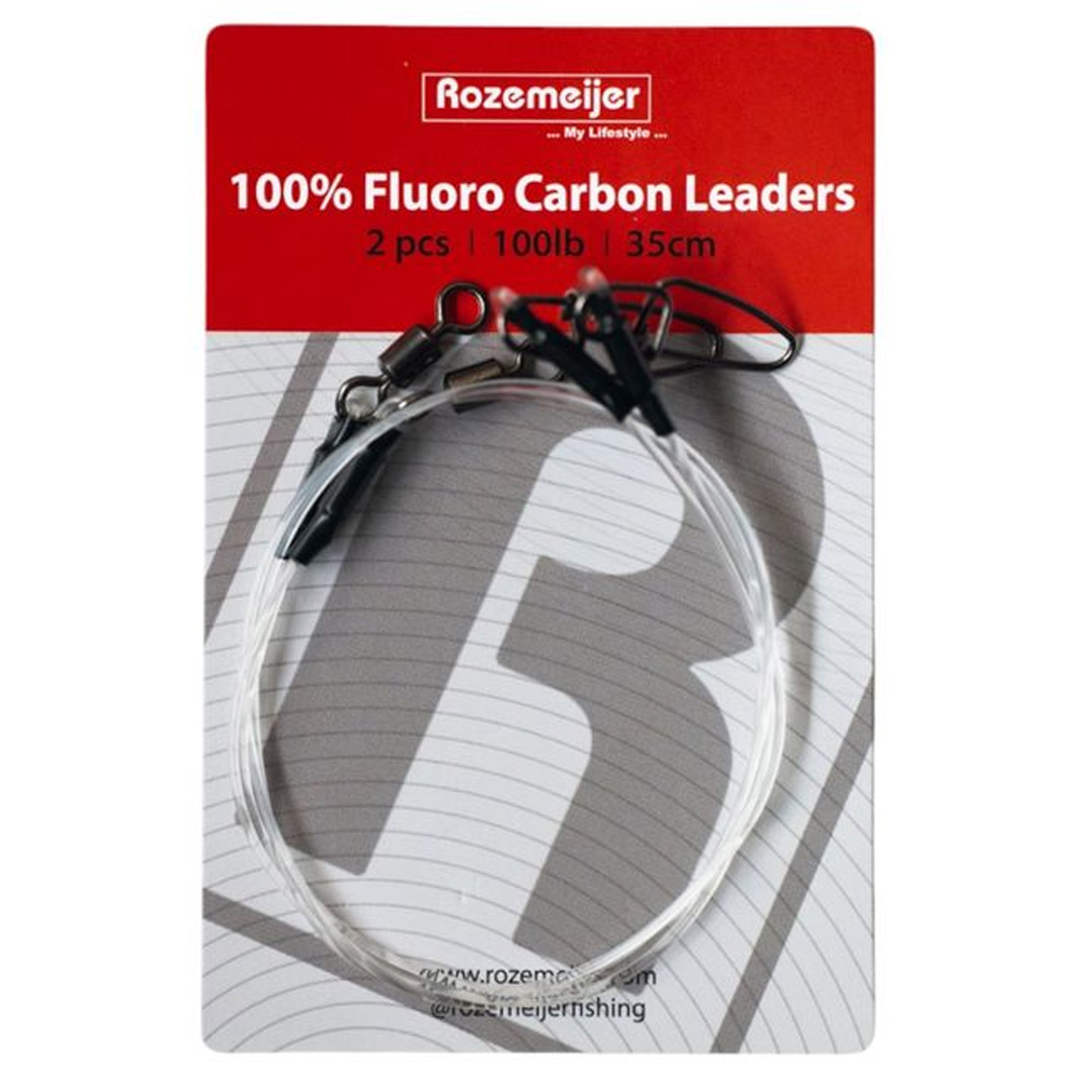 Rozemeijer 100% Fluoro Carbon Leaders 35 CM