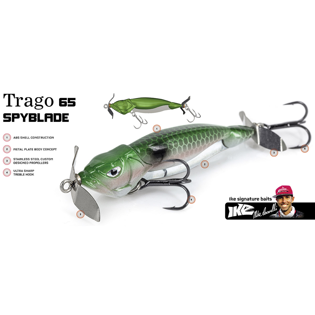 Molix Trago Spy Blade 6,5 CM
