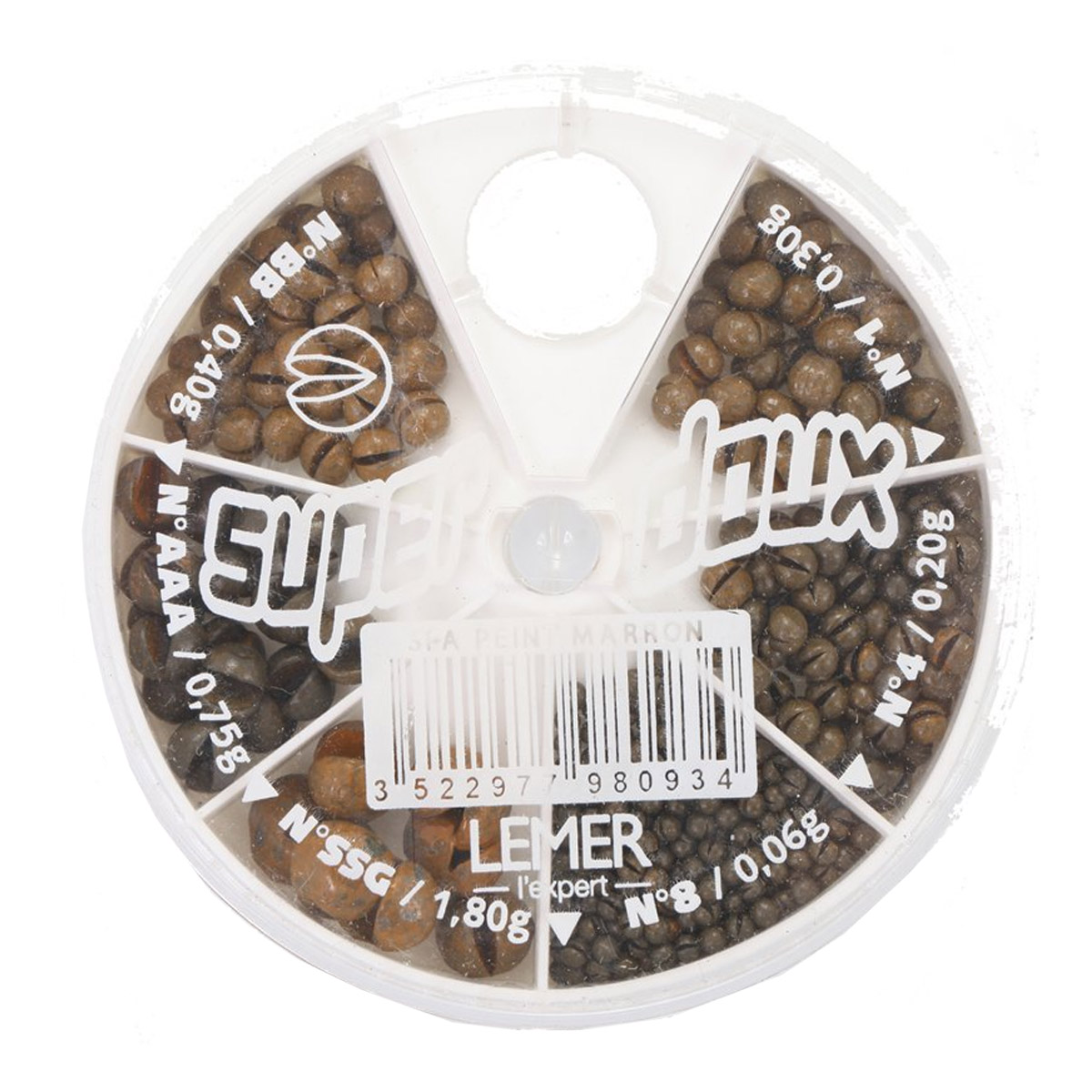 Lemer Lood Dispenser 6-vaks Brown