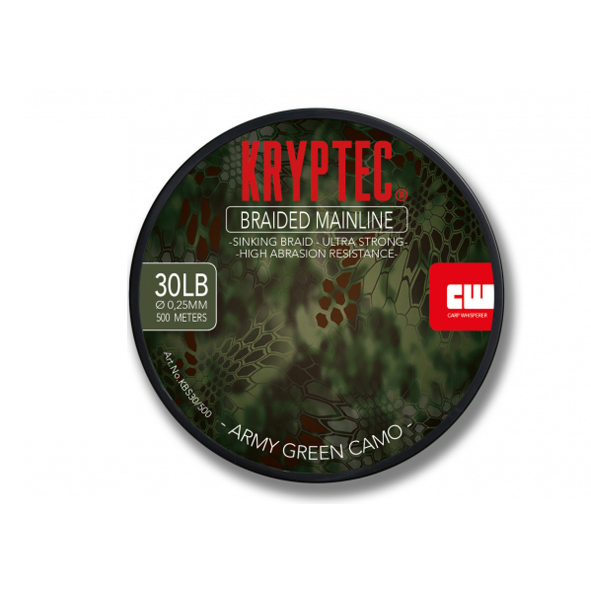 Carp Whisperer - Gevlochten lijn Zinkend - 30lb