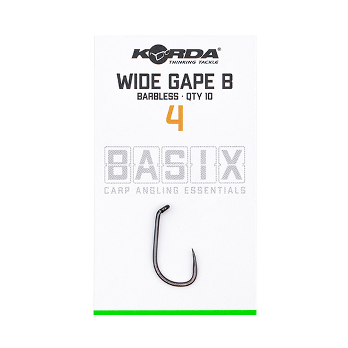 Korda Basix Wide Gape Barbless