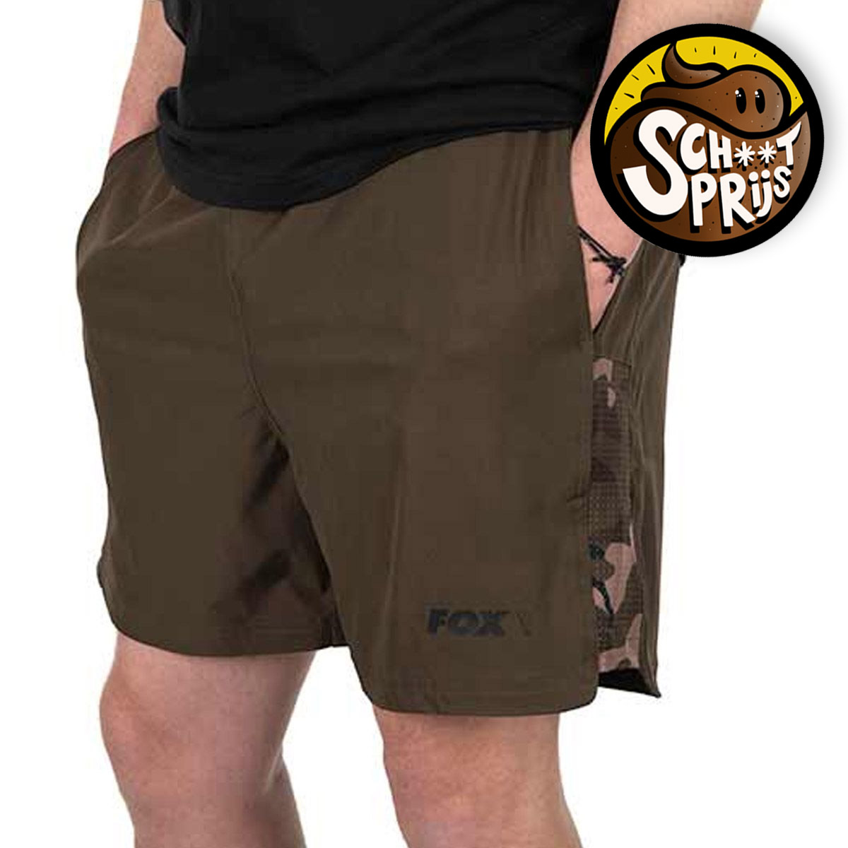Fox Khaki/Camo LW Swim Shorts