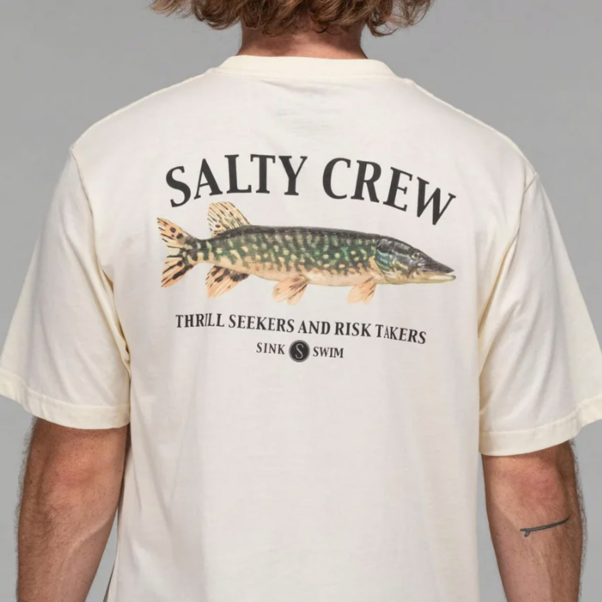 Salty Crew Euro Pike Premium S/S Tee - Moonbeam