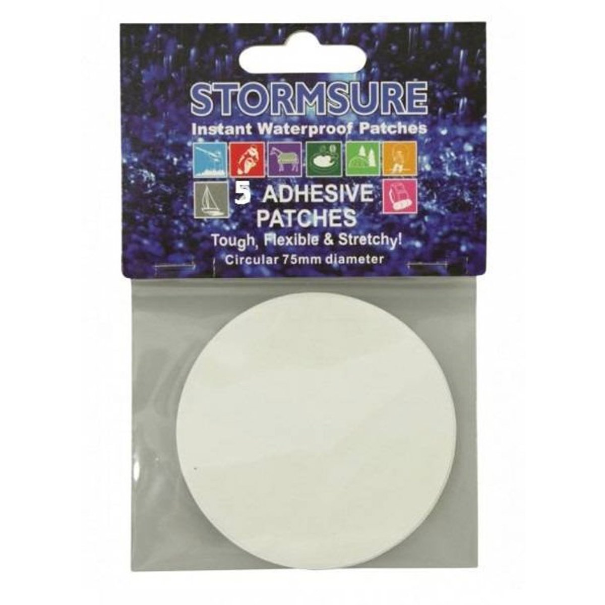 StormSure TUFF Tape Reparatie Patch - 5 stuks