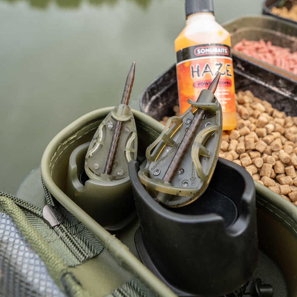 Lot de deux Korum Camo method feeder