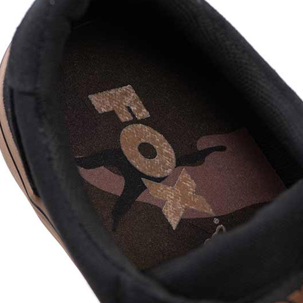 Fox Black Canvas Shoe