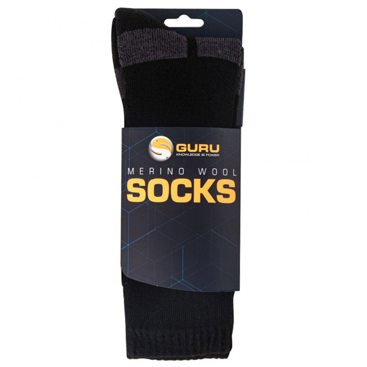 Guru Merino Wool Sock Black