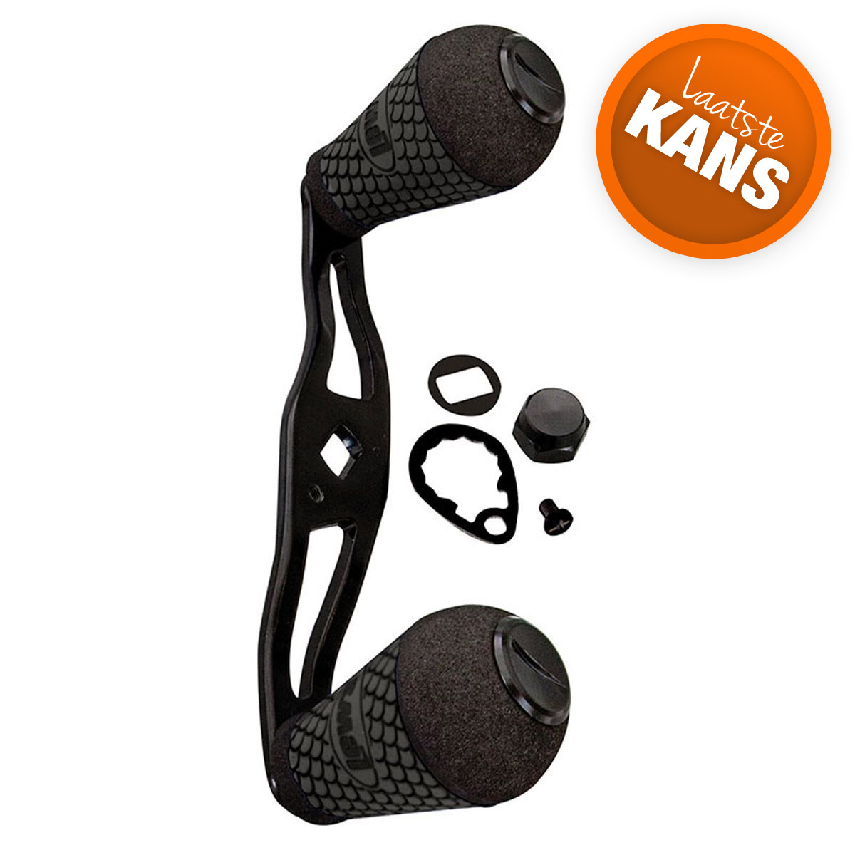 Lew's Aluminium Black Winn Grip Handle