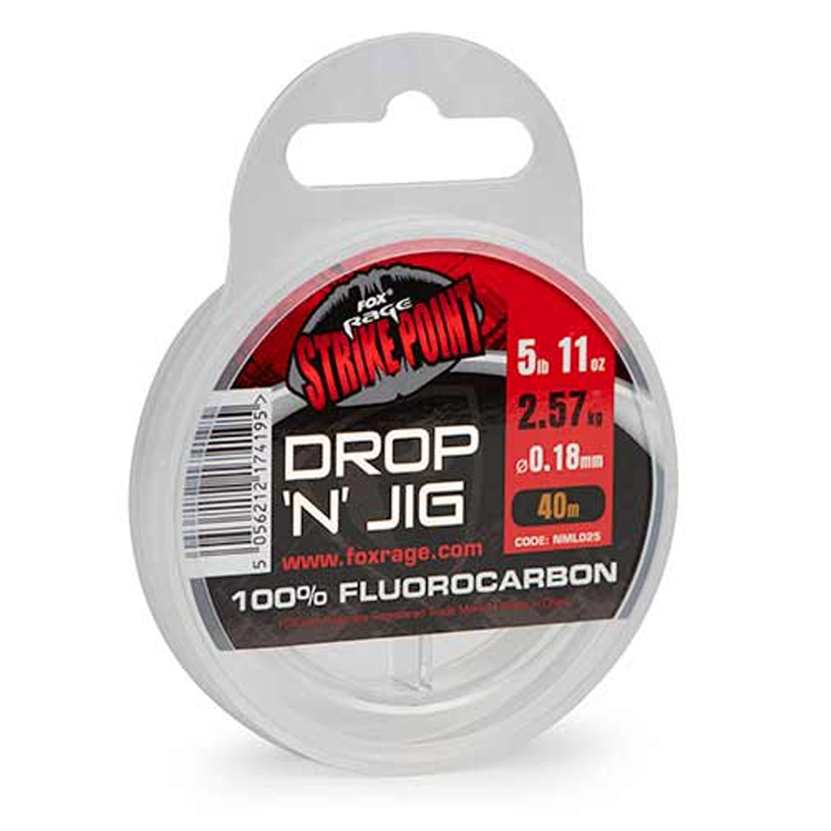 Fox Rage Strike Point Drop 'n' Jig Fluorocarbon
