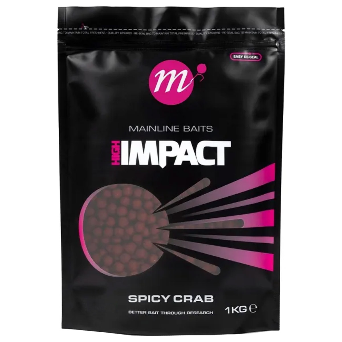 Mainline Hi Impact Boilies Spicy Crab 1KG 