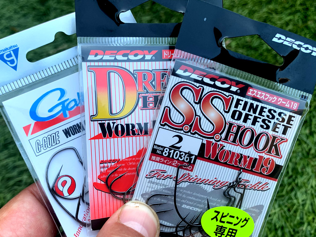 Haken voor een carolina rig