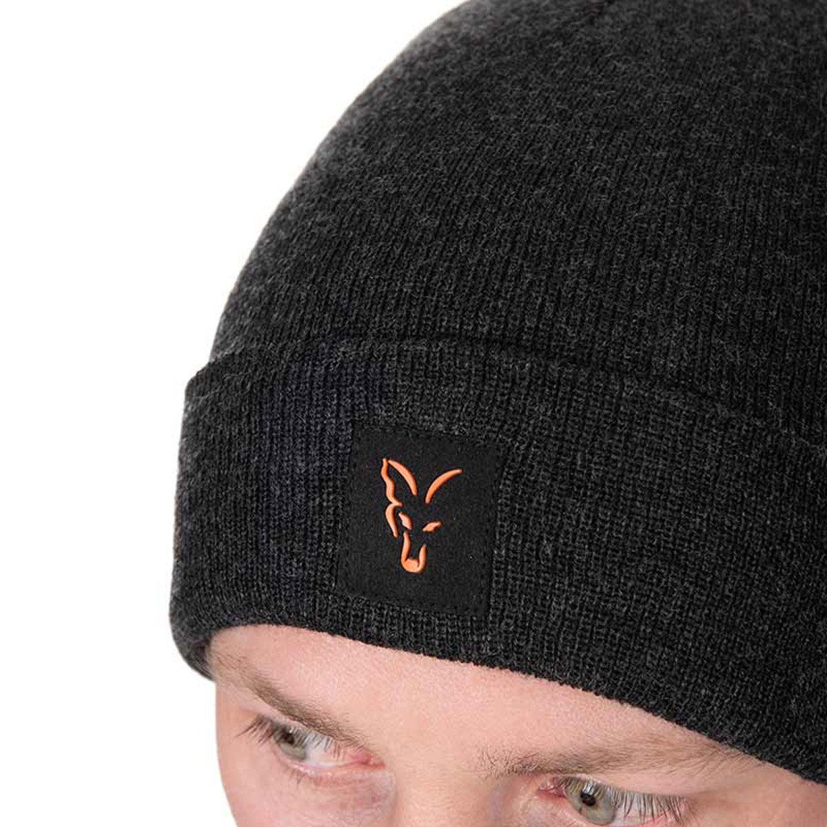 Fox Collection Beanie - Black/Orange