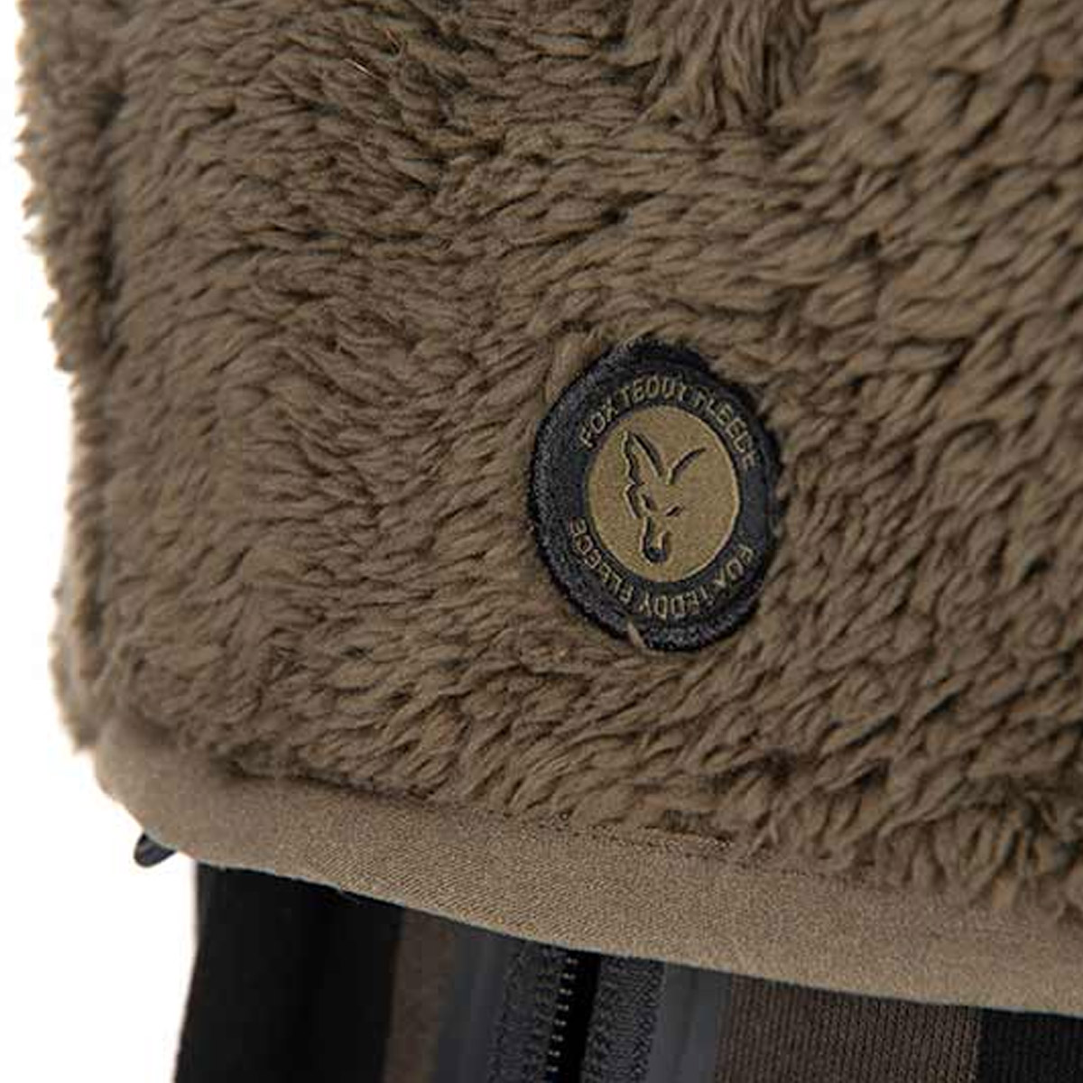 Fox HD Premium Full Zip Teddy Jacket Khaki