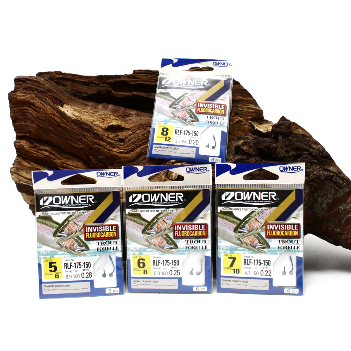 Owner Hakenboekje Fluorocarbon Trout Blue 150 CM