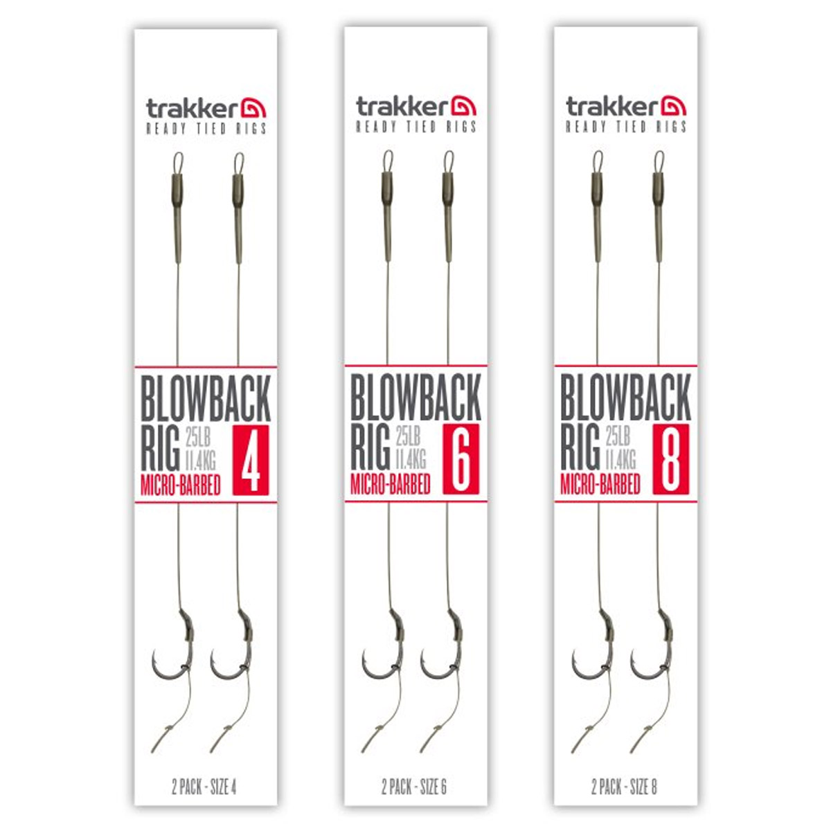 Trakker Blowback Ready Rigs - Barbed