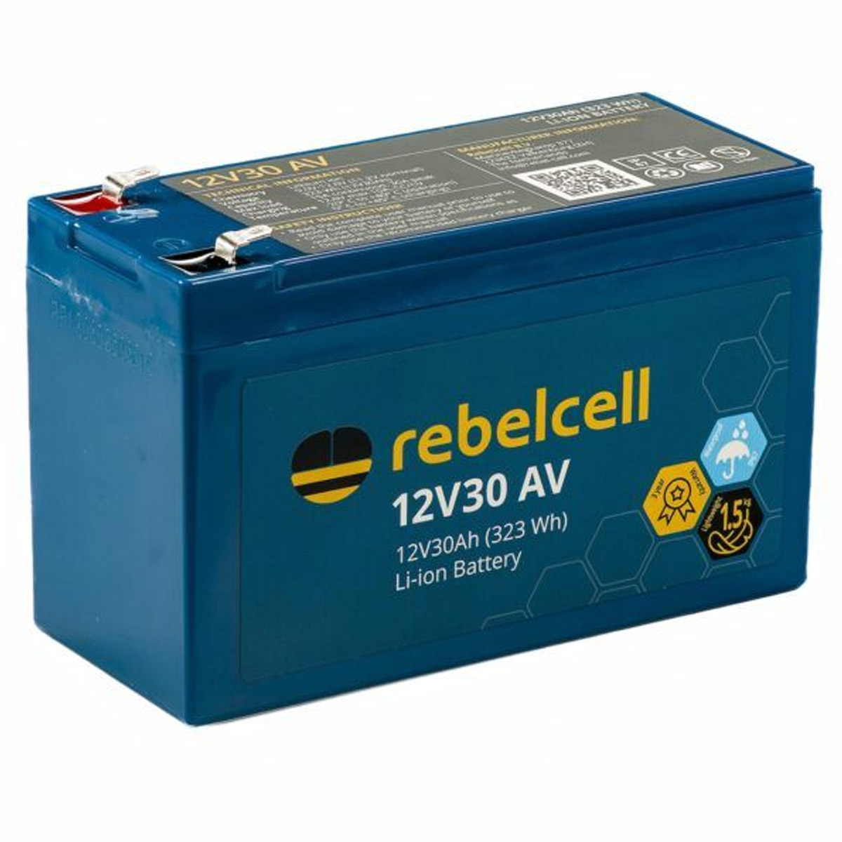 Rebelcell 12V30 AV Lithium Accu