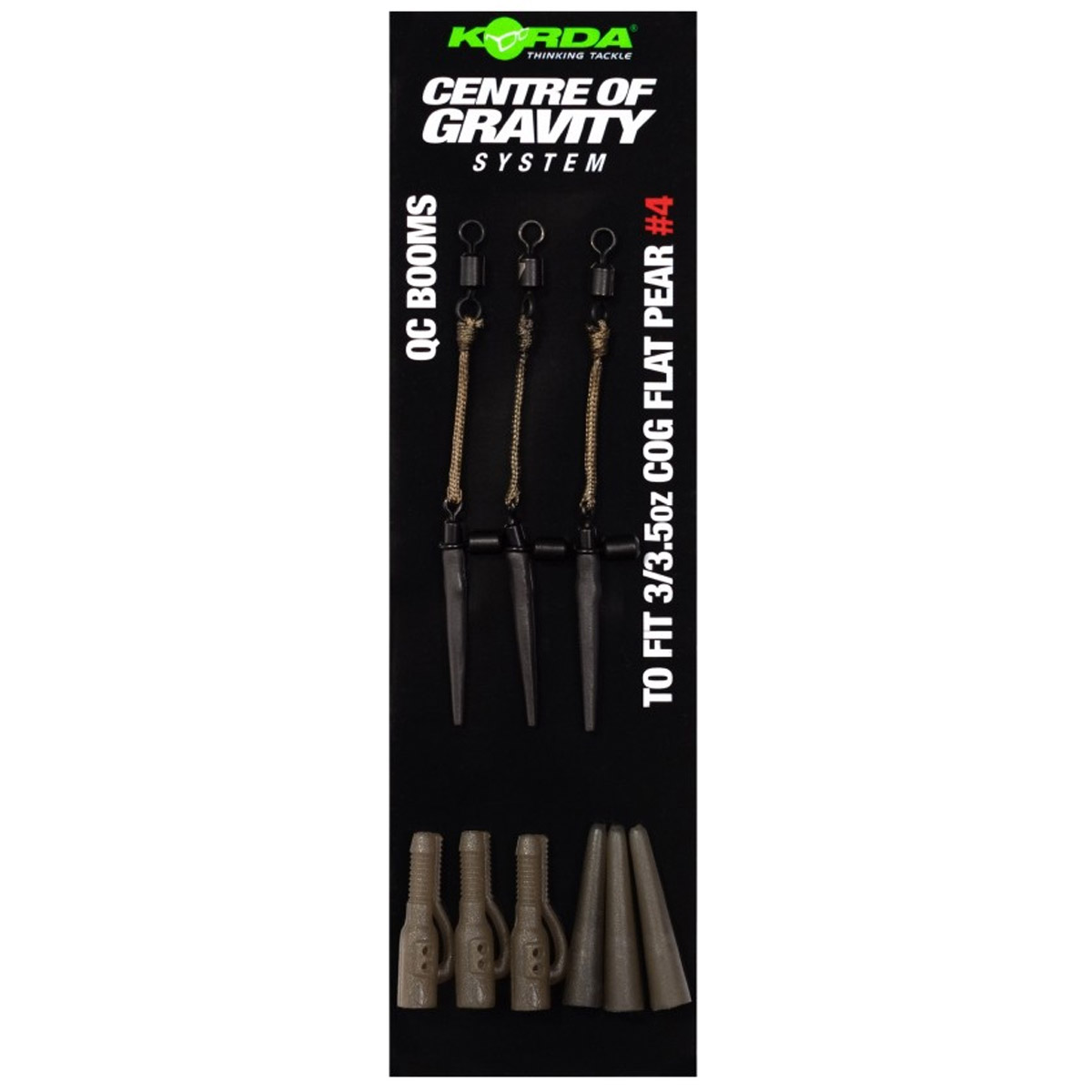 Korda COG Boom QC Flat Pear Kit