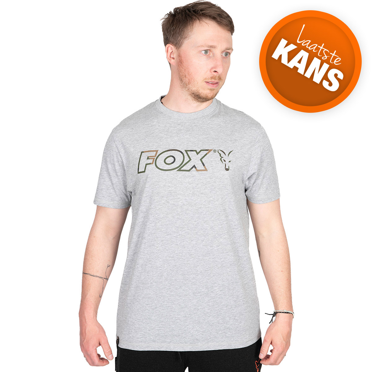 Fox LTD Light Weight Grey Marl T-Shirts 