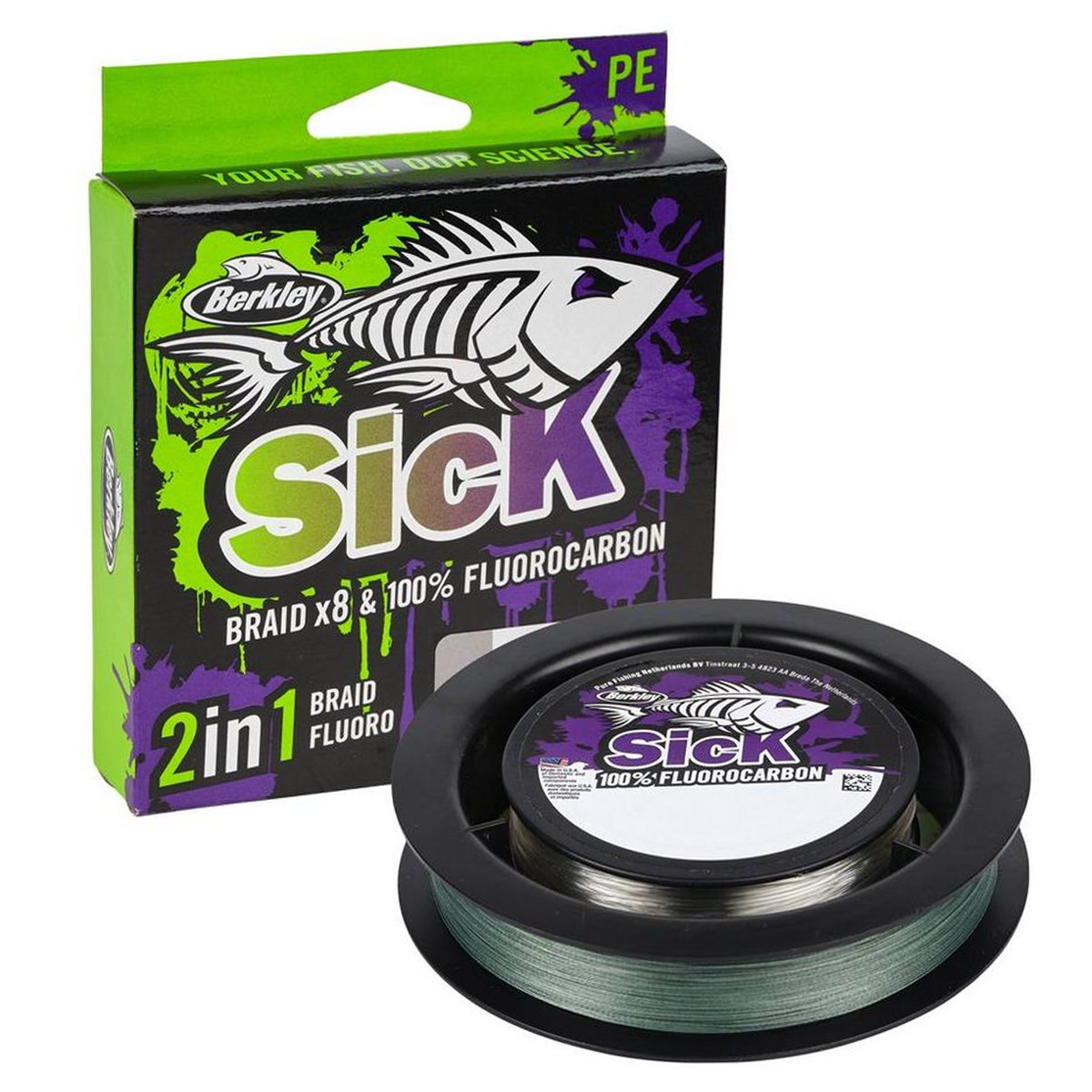 Berkley Sick Braid 150 + Fluorocarbon