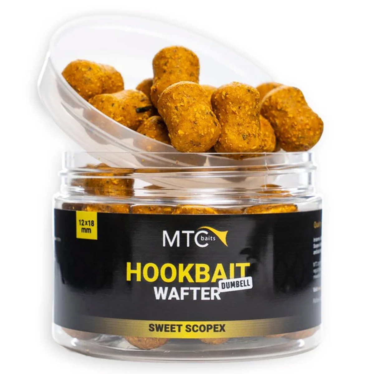 MTC Baits Hookbait Dumbell Wafter Sweet ScopeX 12 x 18 MM