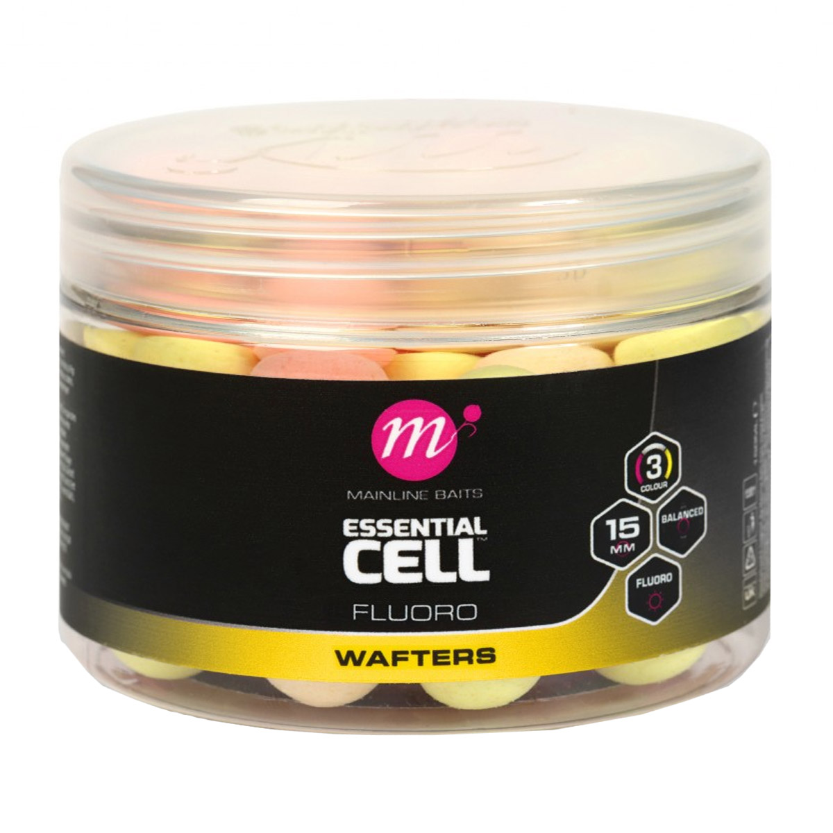 Mainline Fluoro Wafters Pink, Yellow, White Essential Cell - 15 MM 