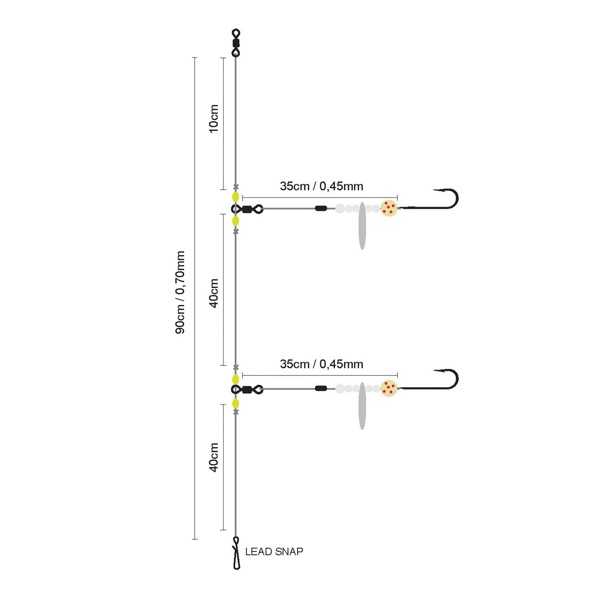 Spro 10 Salt Rig Blade Pearl Ghost