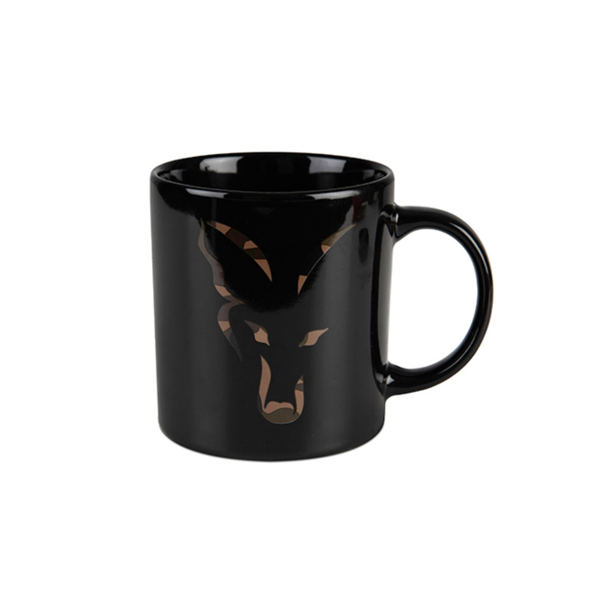 Fox Black and Camo Head Ceramic Mug
