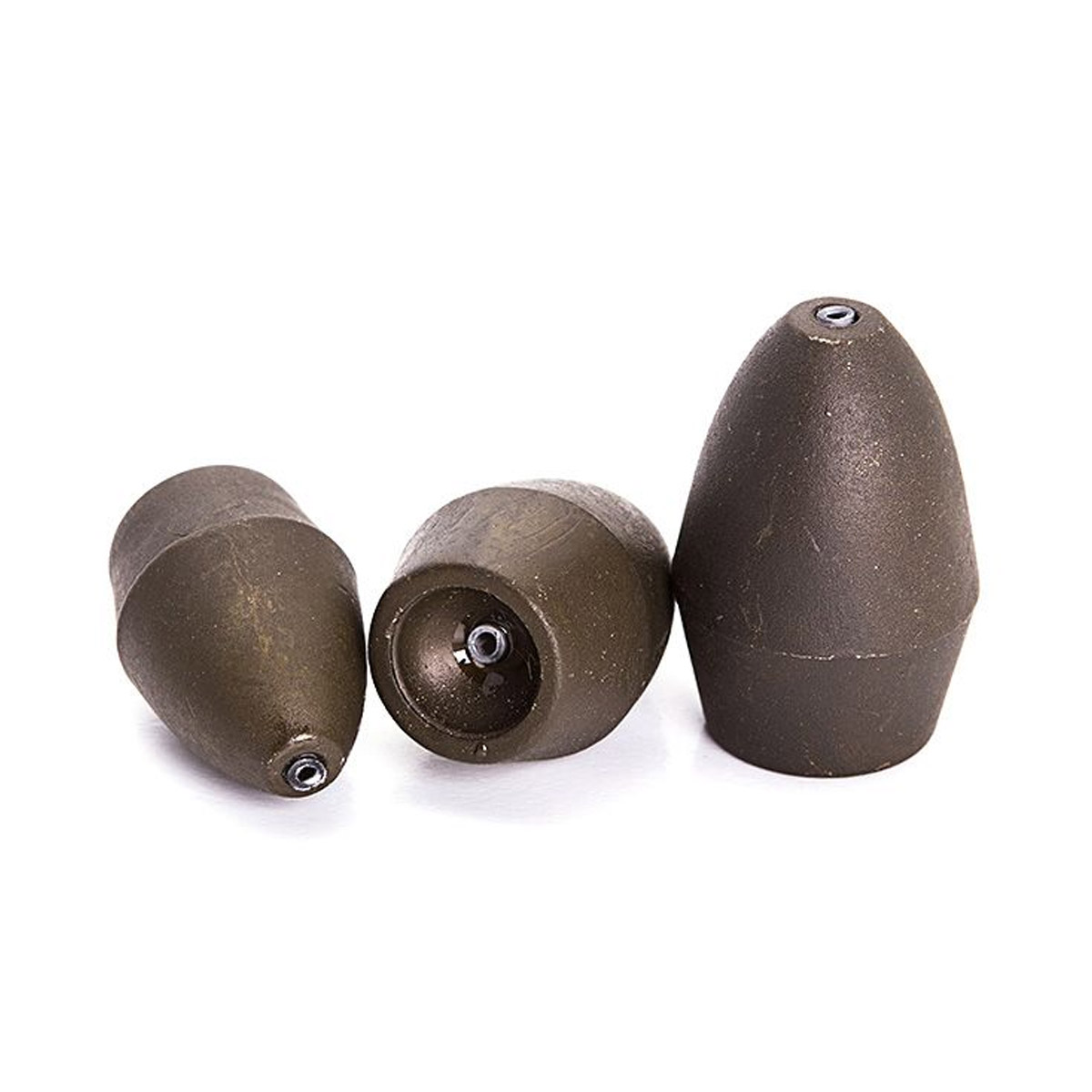 Reins Tungsten Slip Sinkers Green Pumpkin