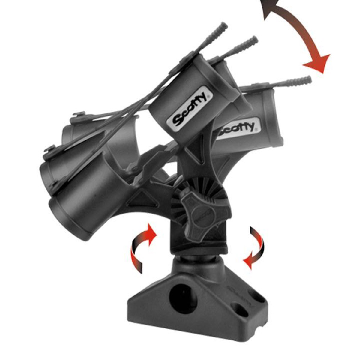 Scotty Fly Rod Holder With Float Tube Mount