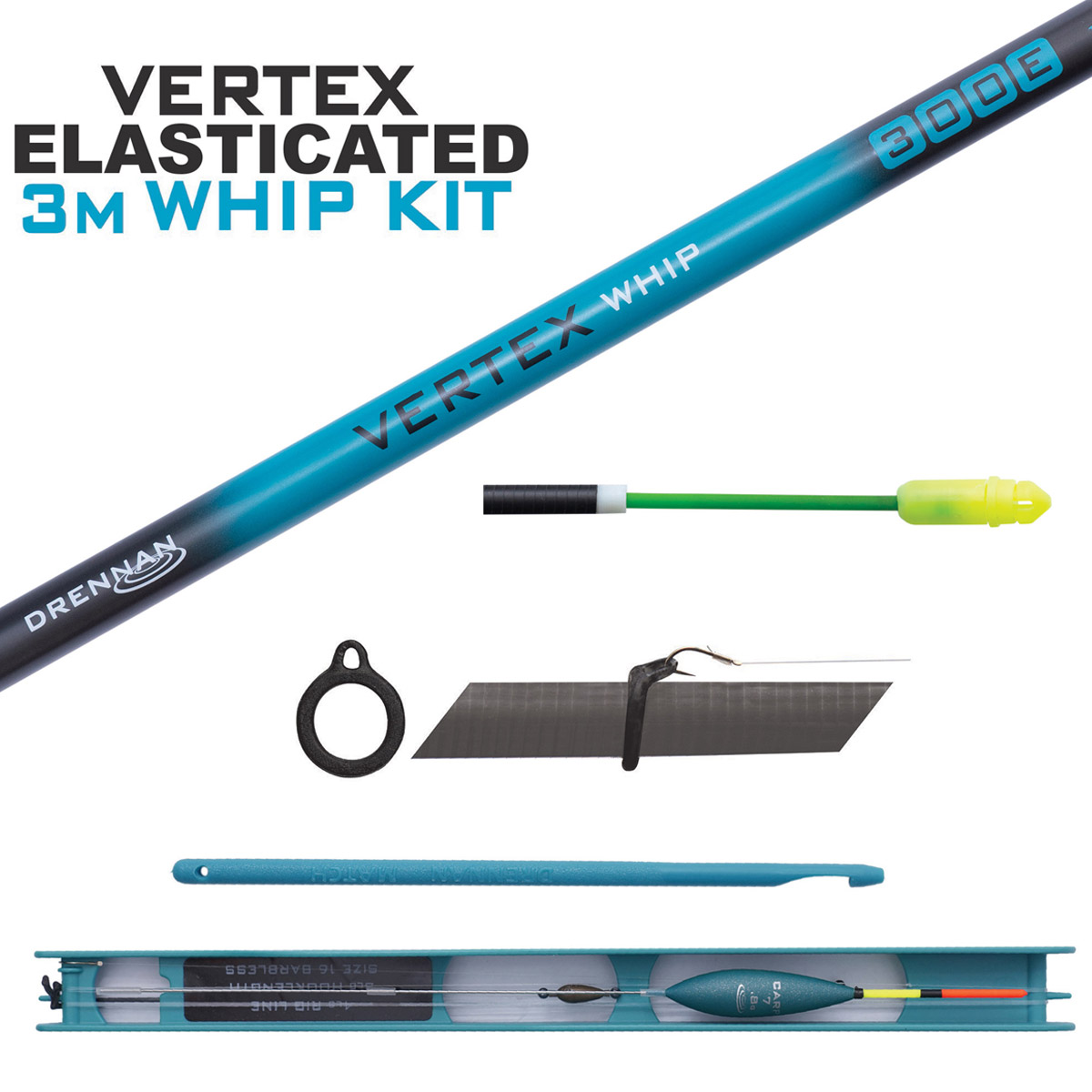 Drennan Vertex Elasticated Whip Kit 