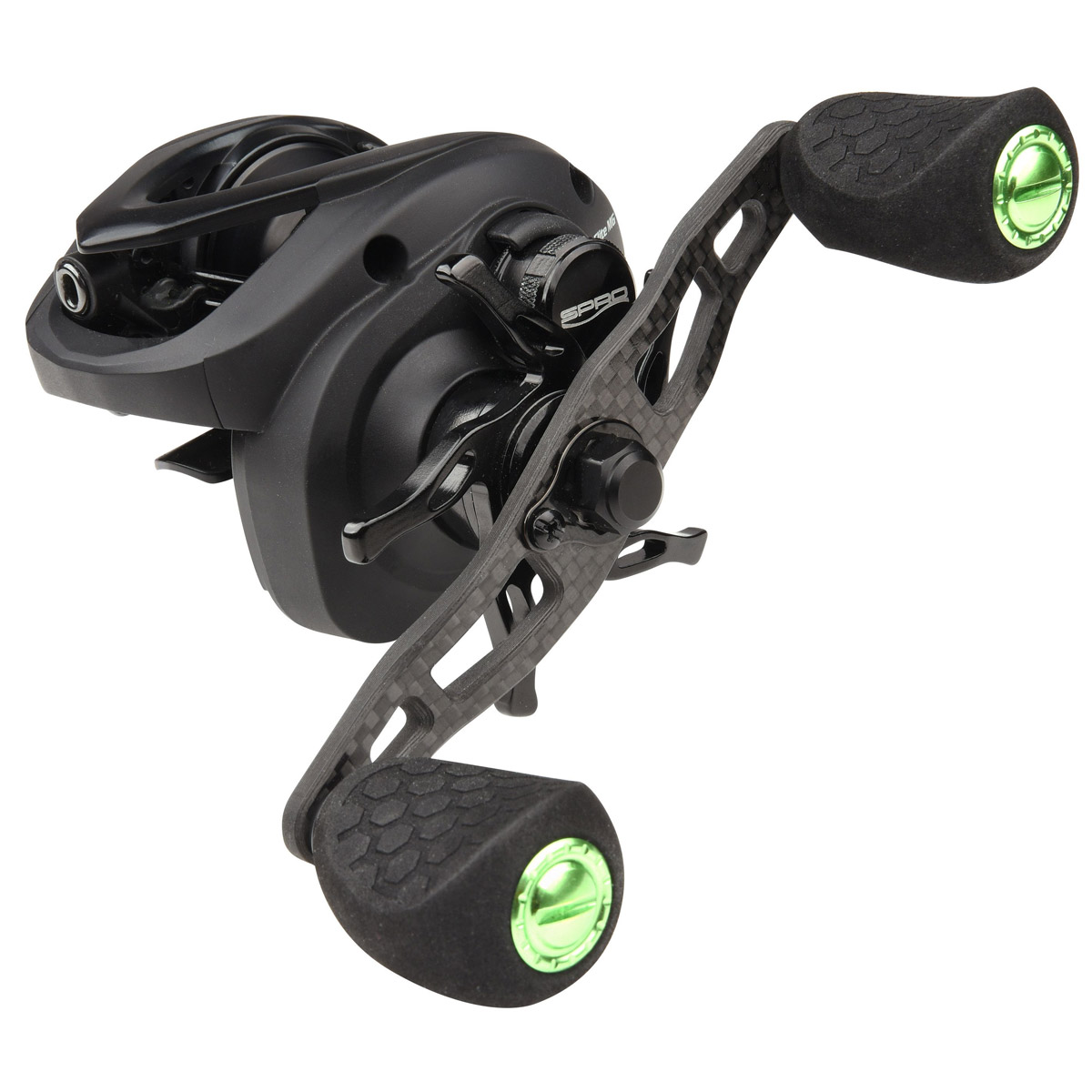 Spro JC Elite MG Low Gear - Green Knob Cap