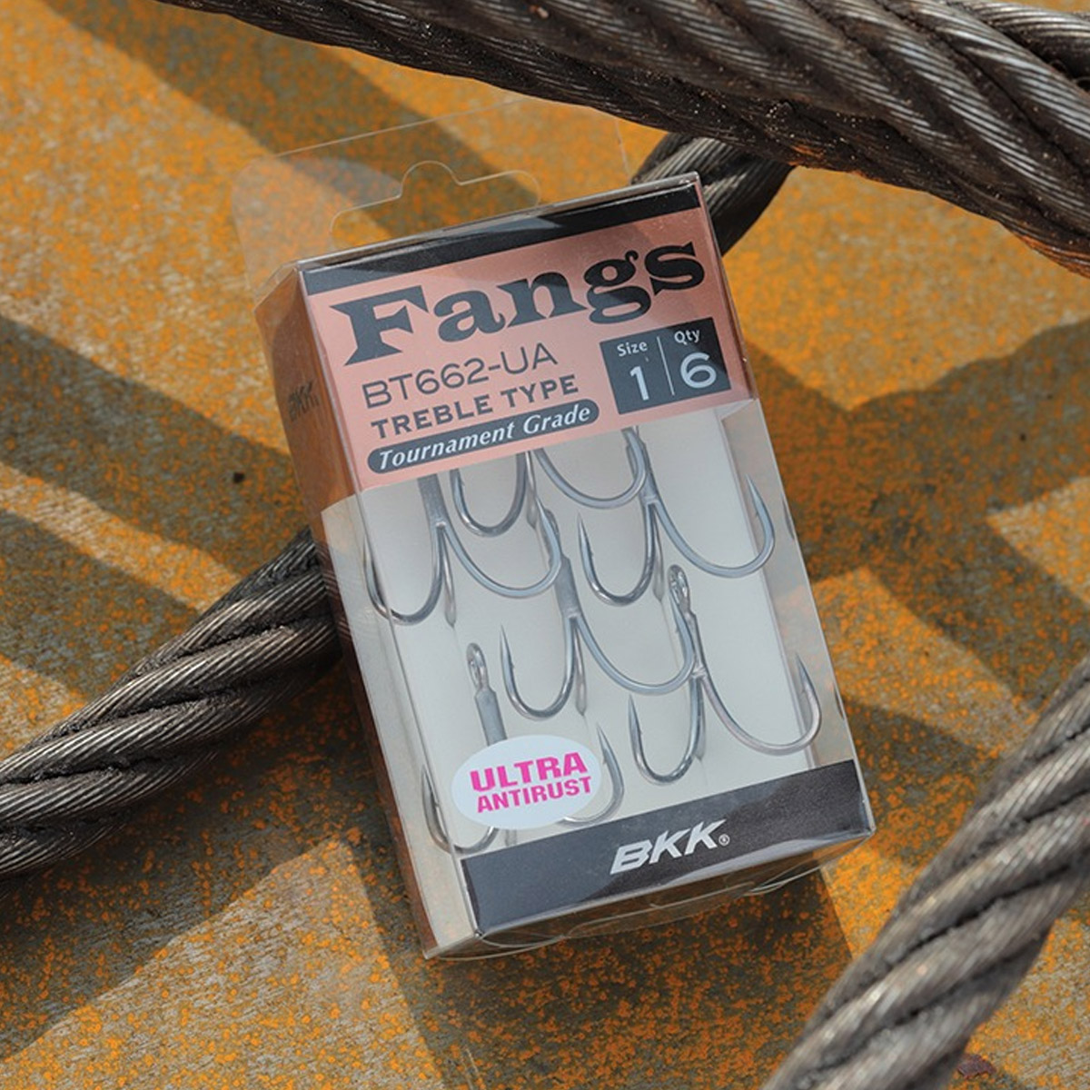 BKK Fangs-21 UA Treble Hooks