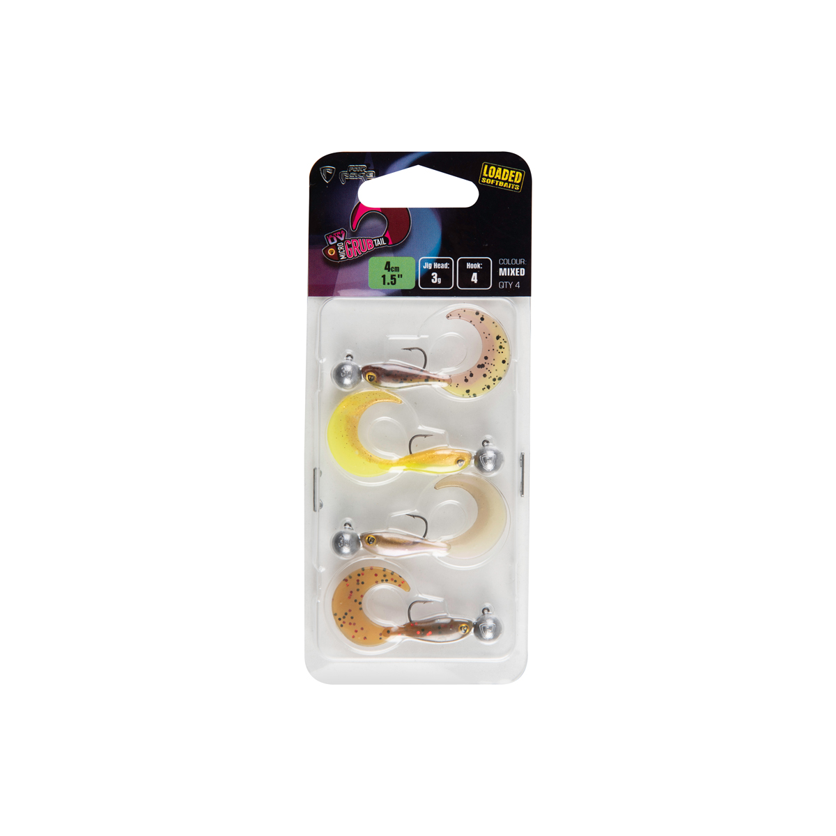 Fox Rage Ultra UV Micro spikey 4cm Loaded Lure Pack