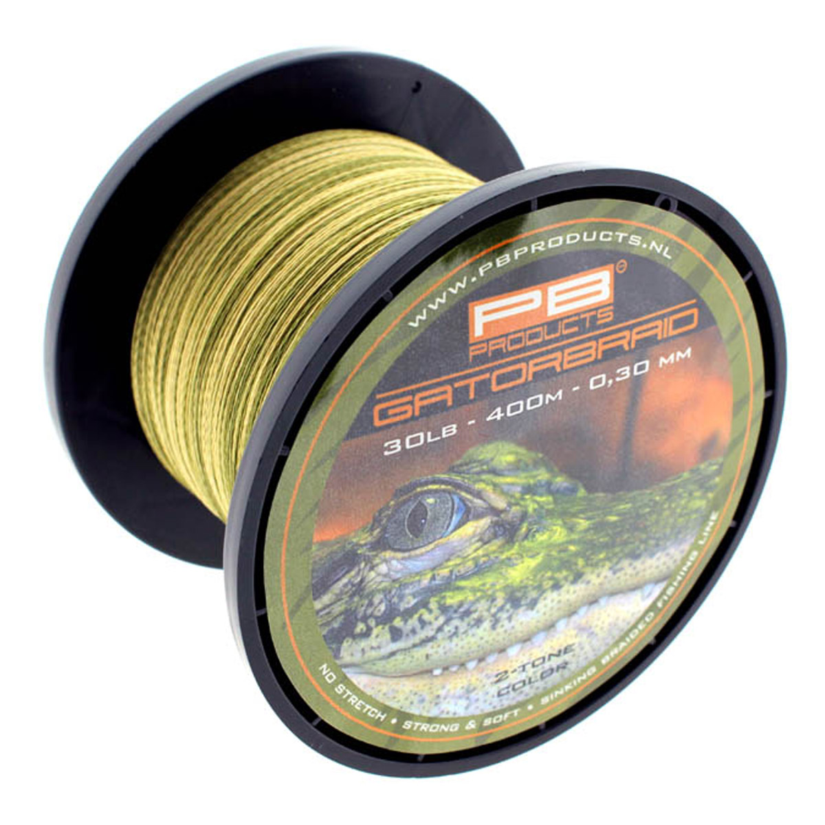 PB Products Gator Braid 2-tone Camo 400 M