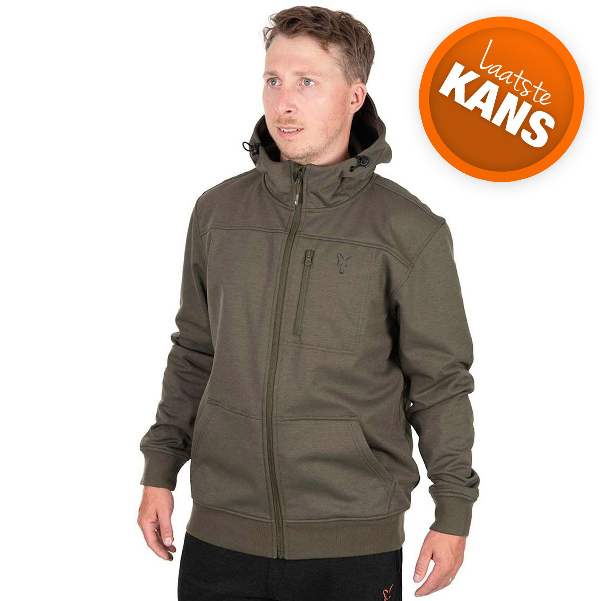 Fox Collection Soft Shell Jacket Green & Black