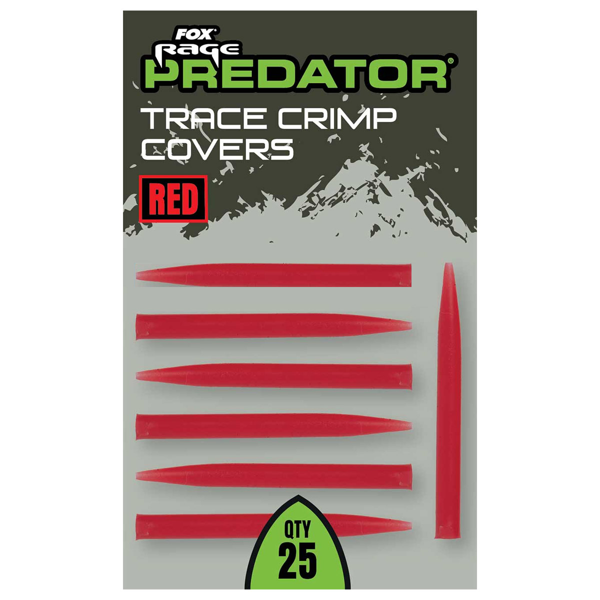 Fox Rage Predator Red Trace Crimp Covers