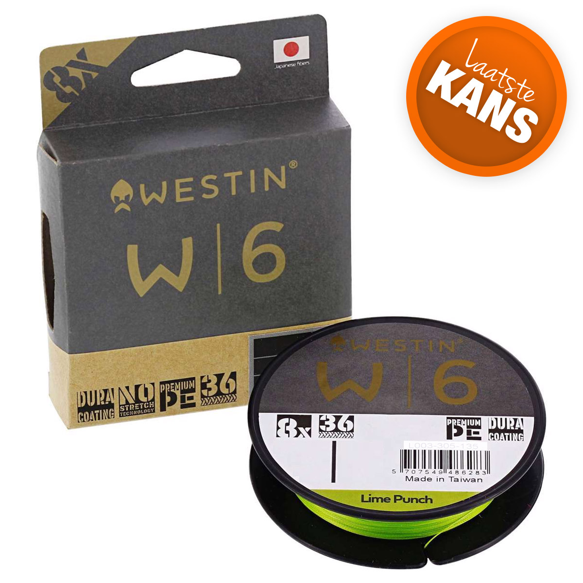 Westin W6 8 Braid 300 M Lime Punch