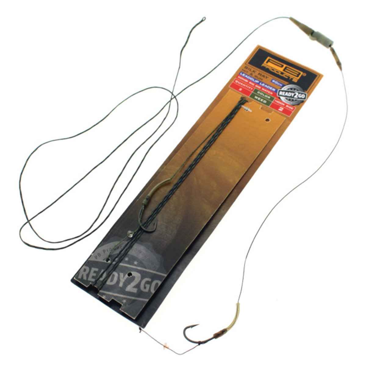 PB Products Ready2Go Clip SR Leader 90 / Combi Rig Weed