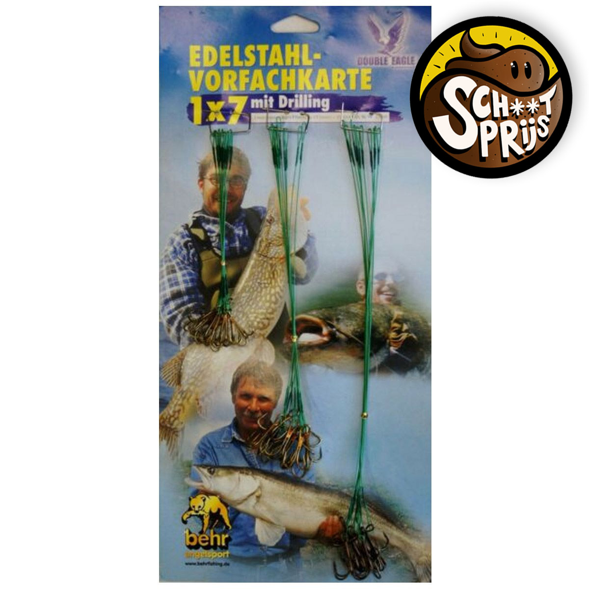 Behr Stainless Wire Leader With Trebble 30 pcs