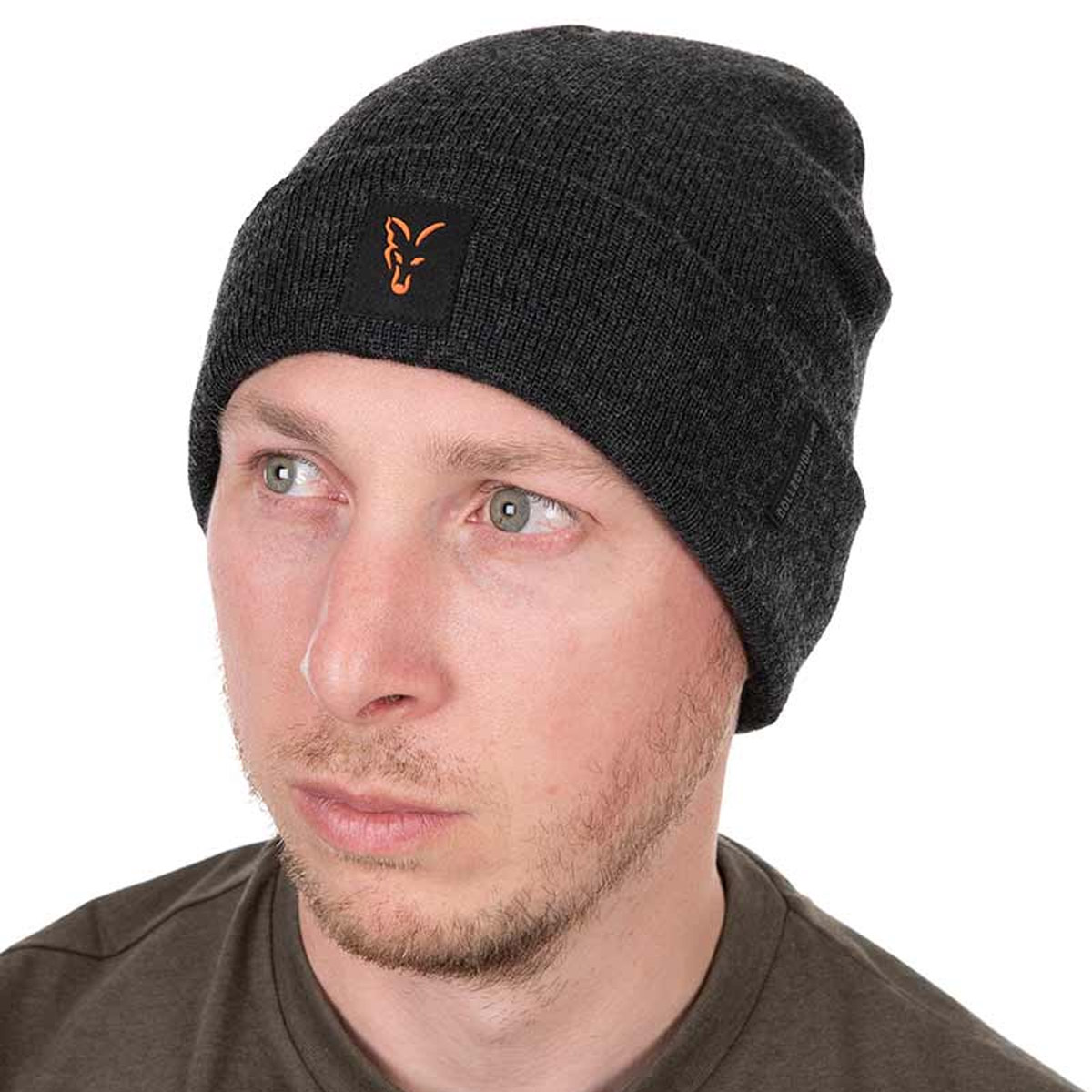 Fox Collection Beanie - Black/Orange
