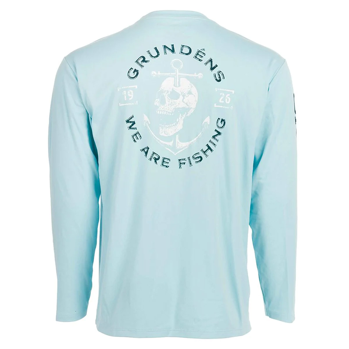 Grundens Tech Tee Anchor Down Aquatic