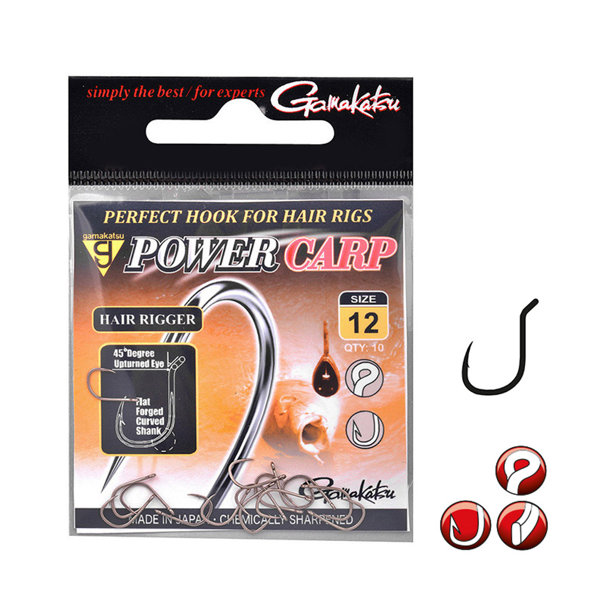 Gamakatsu Power Carp Hair Rigger