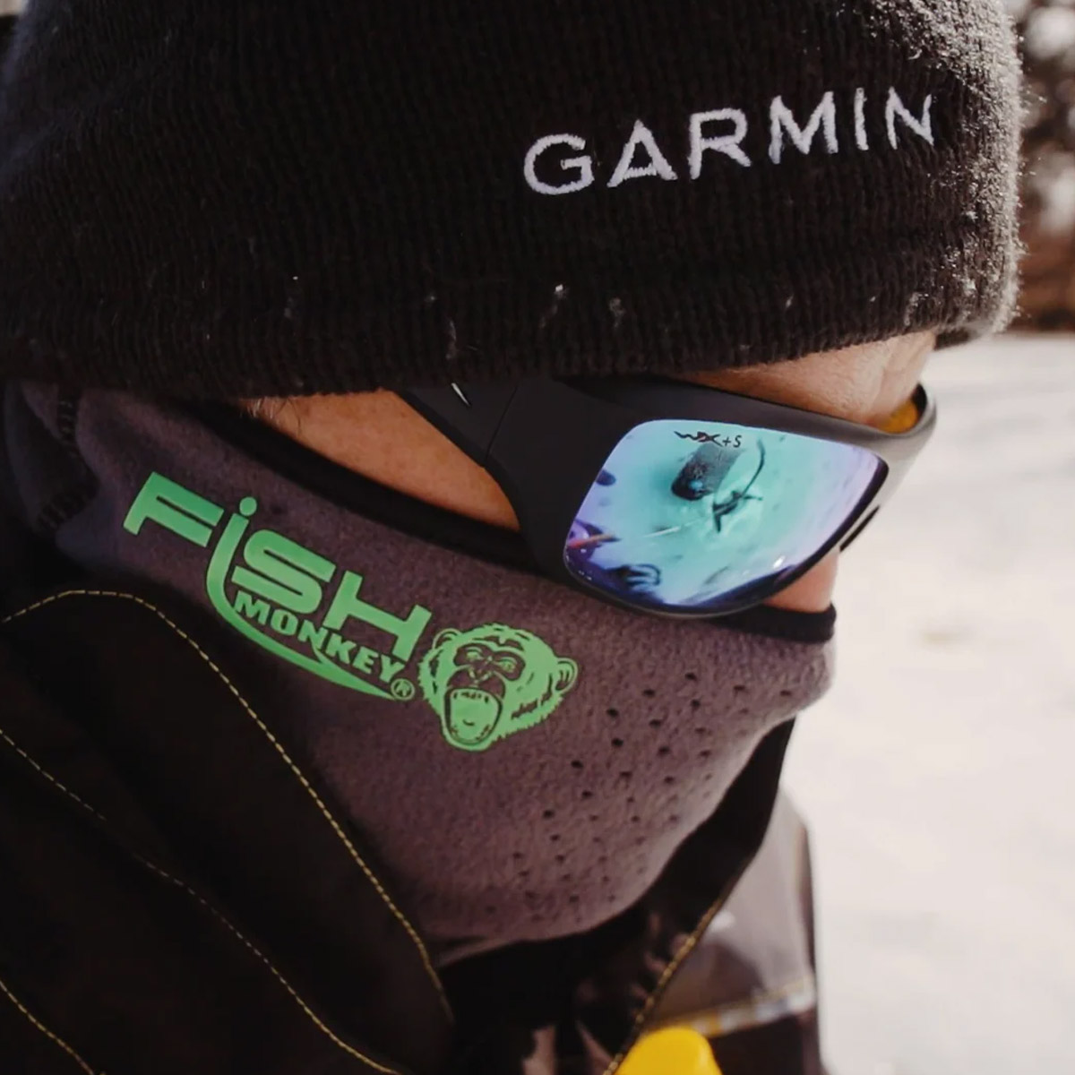 Fish Monkey Yeti Fleece Face Guard