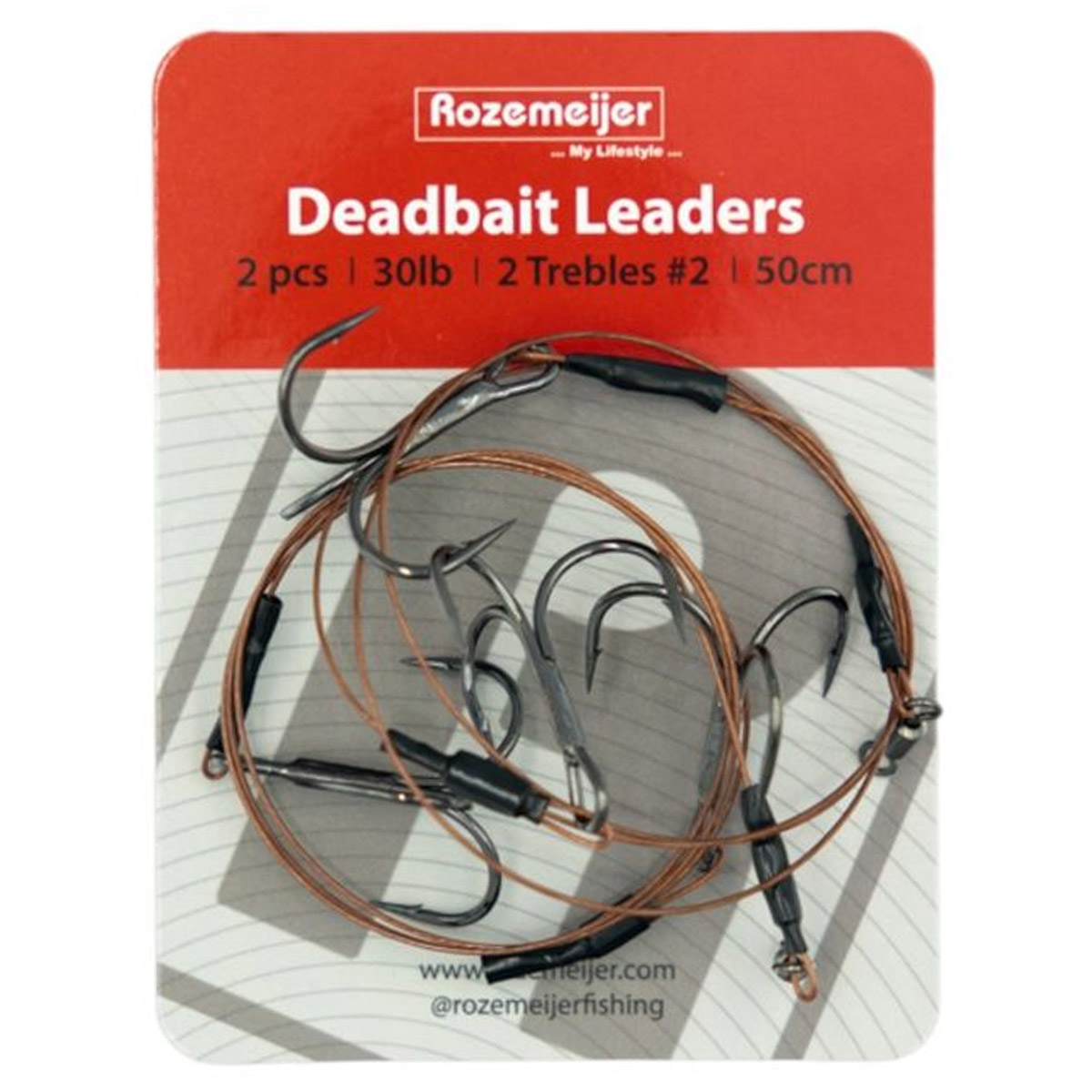 Rozemeijer Deadbait Leaders 2X Treble 50 CM